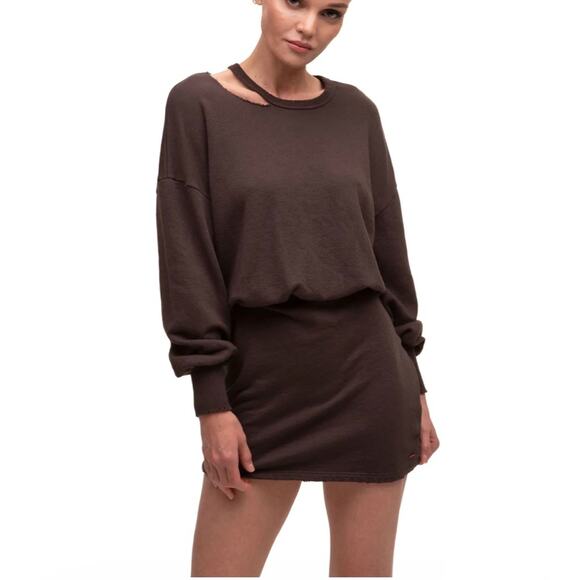 n:PHILANTHROPY Dresses & Skirts - NWT n:Philanthropy Alexandria Long Sleeve Cut Out Mini Dress In Chocolate M